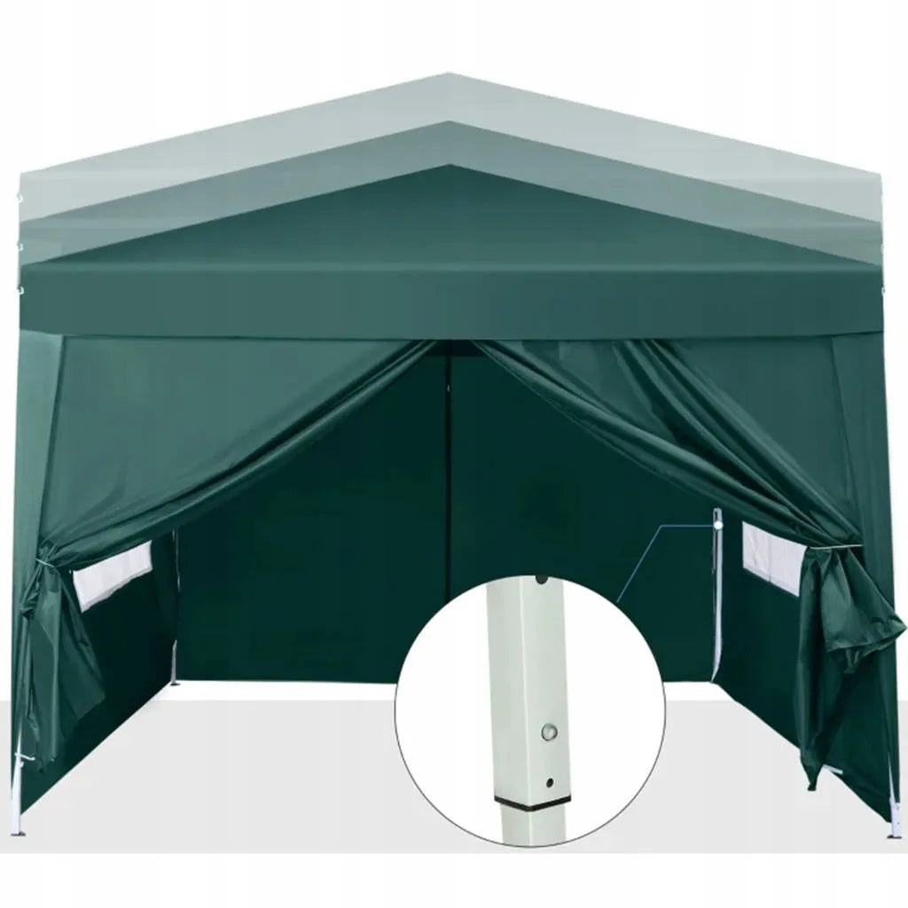 Sodo paviljonas ekspresinis prekybinė palapinė 3x3m automatinis + 4 sienos