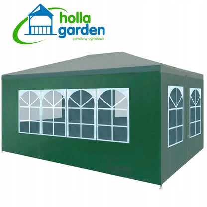 Sodo paviljonas prekybinė palapinė altana 3x4 m + 4 sienelės su langais