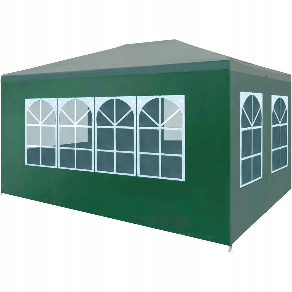Sodo paviljonas prekybinė palapinė altana 3x4 m + 4 sienelės su langais