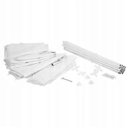 Sodo paviljono palapinė prekybai pavėsinė 300 x 300 cm 4 sienos langai užtrauktukas