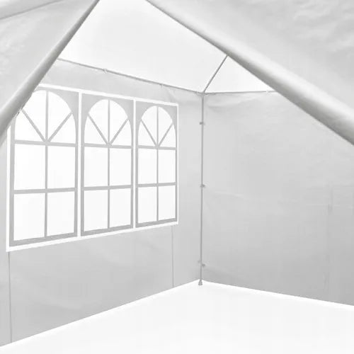 Sodo paviljono palapinė prekybai pavėsinė 300 x 300 cm 4 sienos langai užtrauktukas