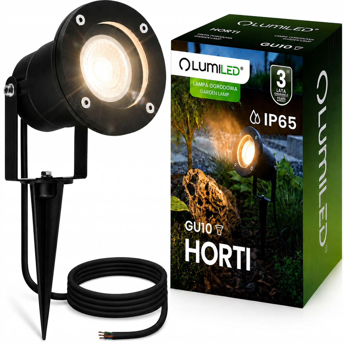 Sodo šviestuvas įsmeigiamas LED VANDENIUI ATSPARUS