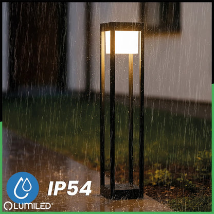 SODO ŠVIESTUVAS Lauko pastatomas LED stulpas 60cm 230V Vandeniui atsparus