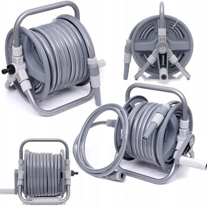 Sodo žarnos laikiklis su 40m + 2m žarna KRAFT&DELE KD2080 1/2" 3 sluoksnių UV atspari