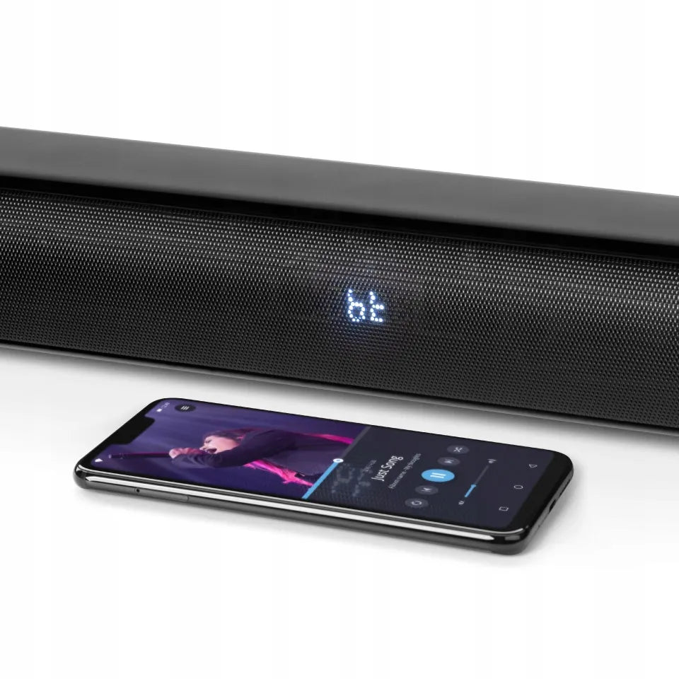 Soundbar 2.1 su žemųjų dažnių garsiakalbiu Bluetooth 5.3 USB AUX-in HDMI