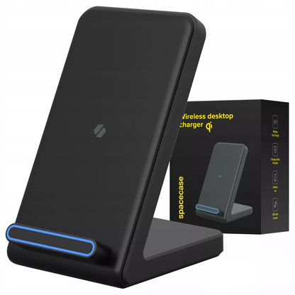„Spacecase“ belaidis Qi įkroviklis-stovas telefonui, 15 W