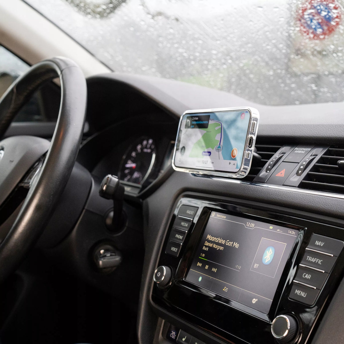 Spacecase magnetinis automobilinis telefono laikiklis MagSafe ventiliacijos grotelėms Mag Holder