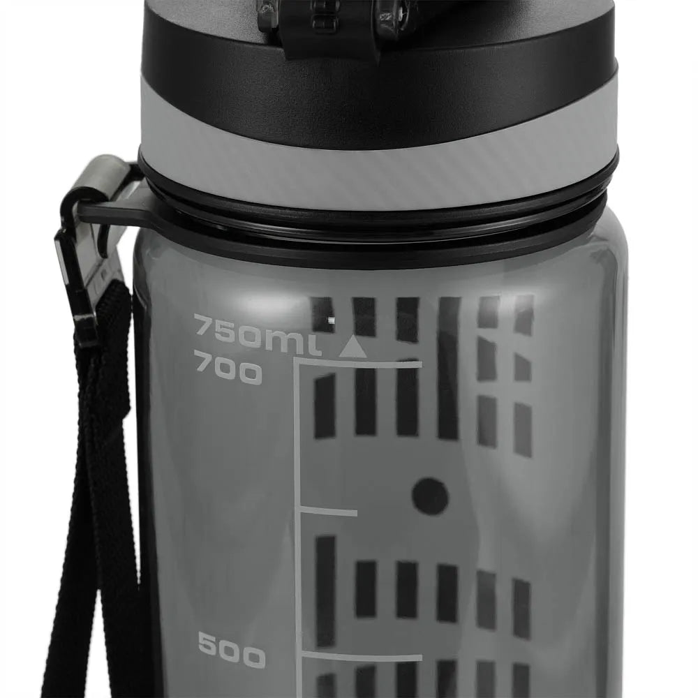 Sportinė gertuvė M-Tac su matavimo skale 750 ml, pilka