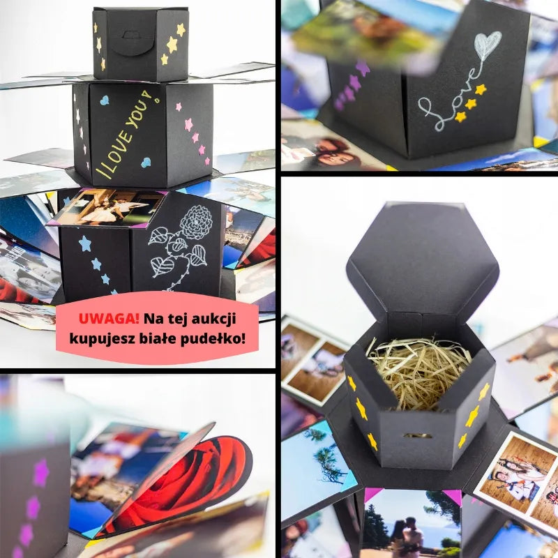 Staigmenos dėžutė - „Exploding Box“ dovana
