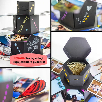 Staigmenos dėžutė - „Exploding Box“ dovana