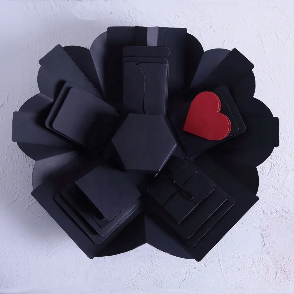 Staigmenos dėžutė exploding box dovanų širdelė