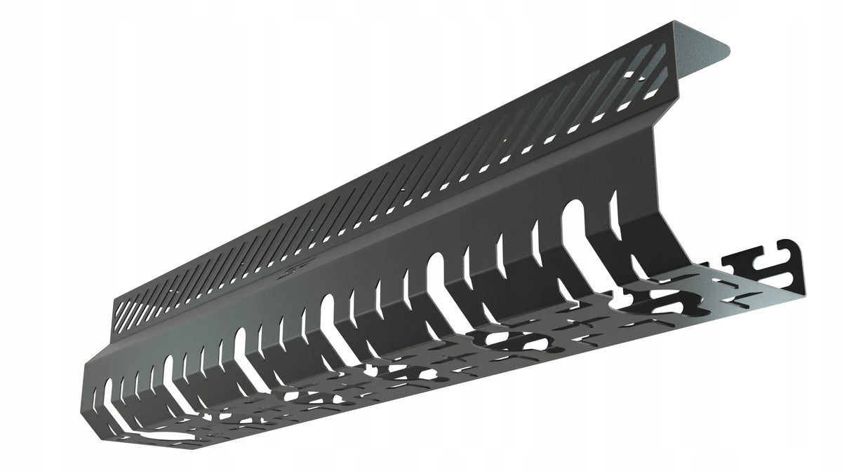 Stalflex kabelių organizatorius po stalu, 60 cm, metalinis, juodas