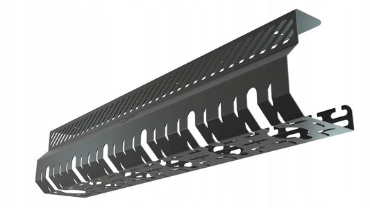 Stalflex kabelių organizatorius po stalu, 60 cm, metalinis, juodas