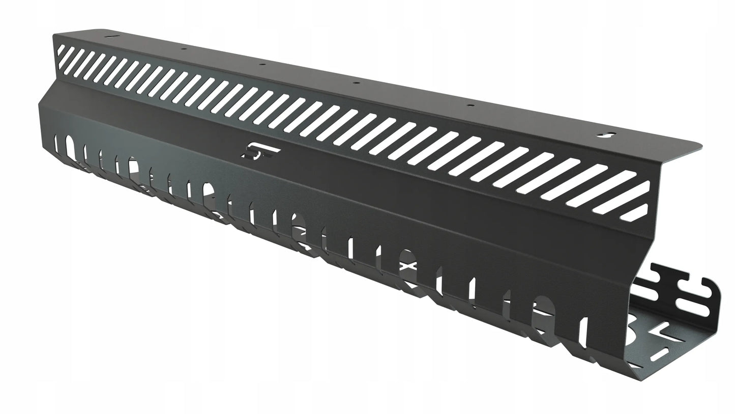 Stalflex kabelių organizatorius po stalu, 60 cm, metalinis, juodas