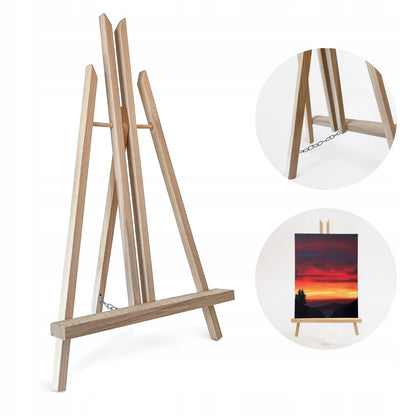 Stalo molbertas tapybai, 50 cm, studijinis, mažas, plenerui, pagamintas Lenkijoje