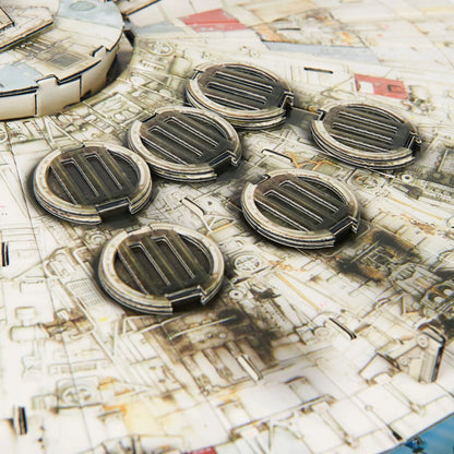 „Star Wars“ 3D dėlionė „Millennium Falcon“, 4D modelis, 43 cm