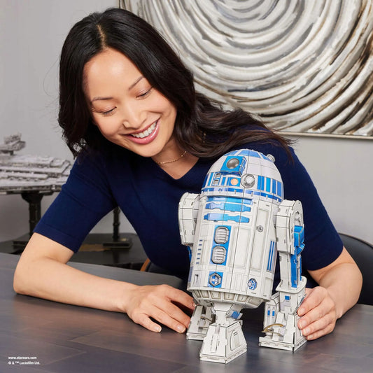 „Star Wars“ R2-D2 3D modelio dėlionė, 201 elementas, „4D Build“