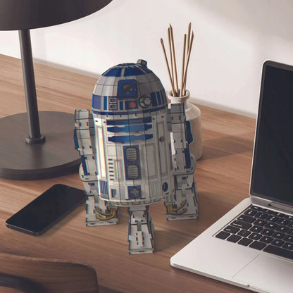 „Star Wars“ R2-D2 3D modelio dėlionė, 201 elementas, „4D Build“