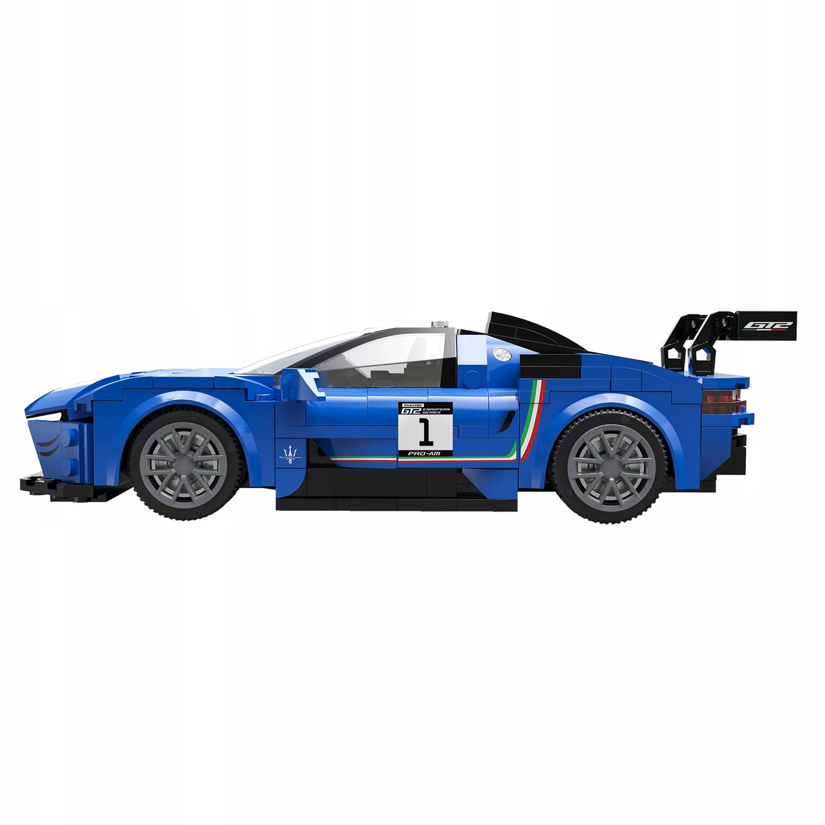 Statybiniai blokeliai CADA MASERATI, sportinis automobilis, 320 elementų, valdomas nuotoliniu būdu RC