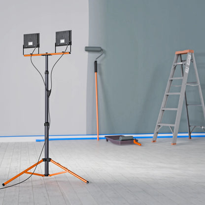 Statyvinis LED prožektorius su stovu 2x 50W 11000lm