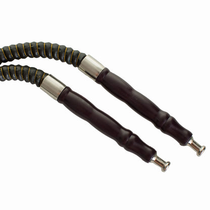 Stiklinis kaljanas / „Shisha“ su 2 žarnomis, juodas – BLACK, 28 cm