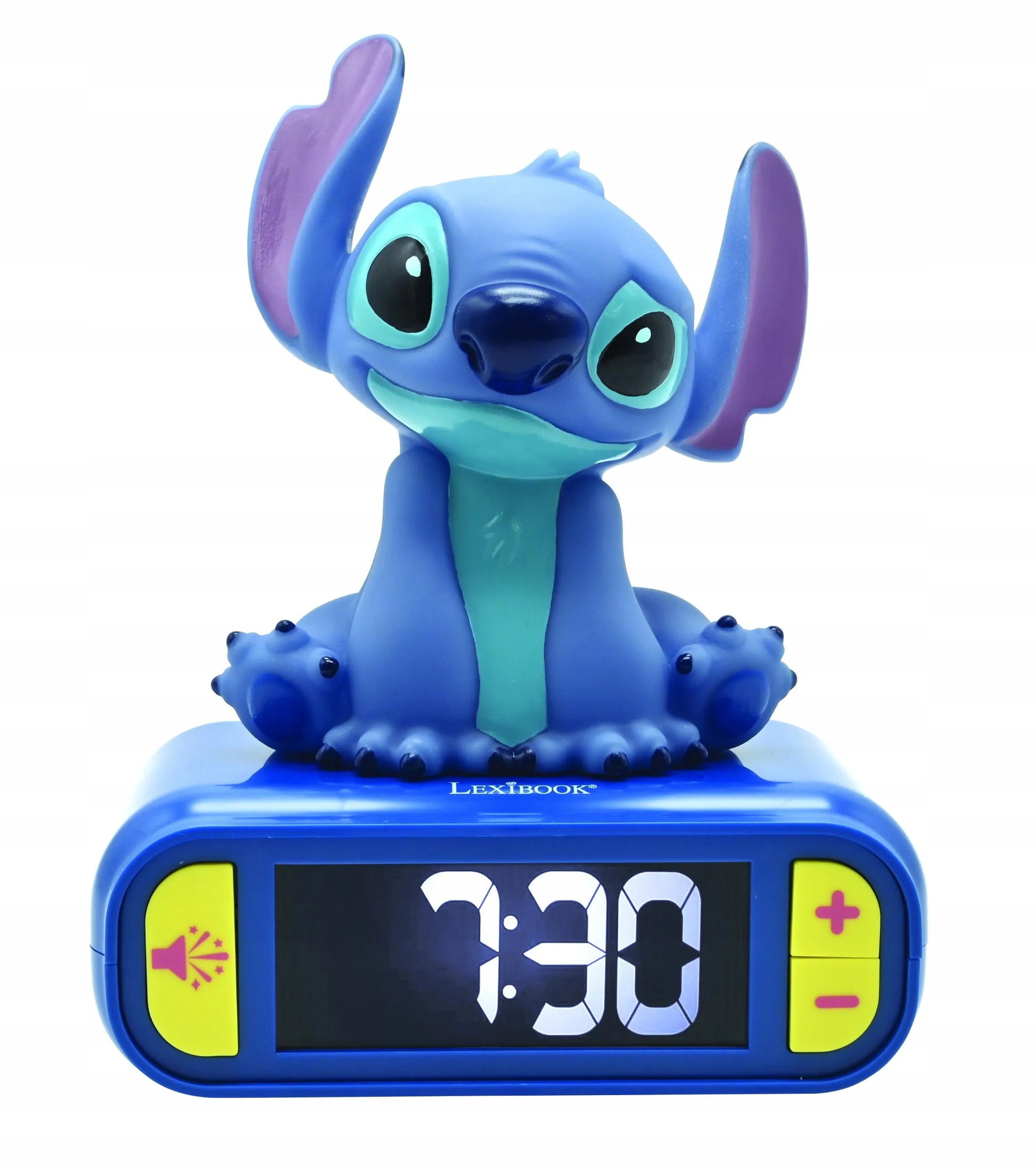 Stitch 3D Žadintuvas su Naktine Lempa ir Garsais