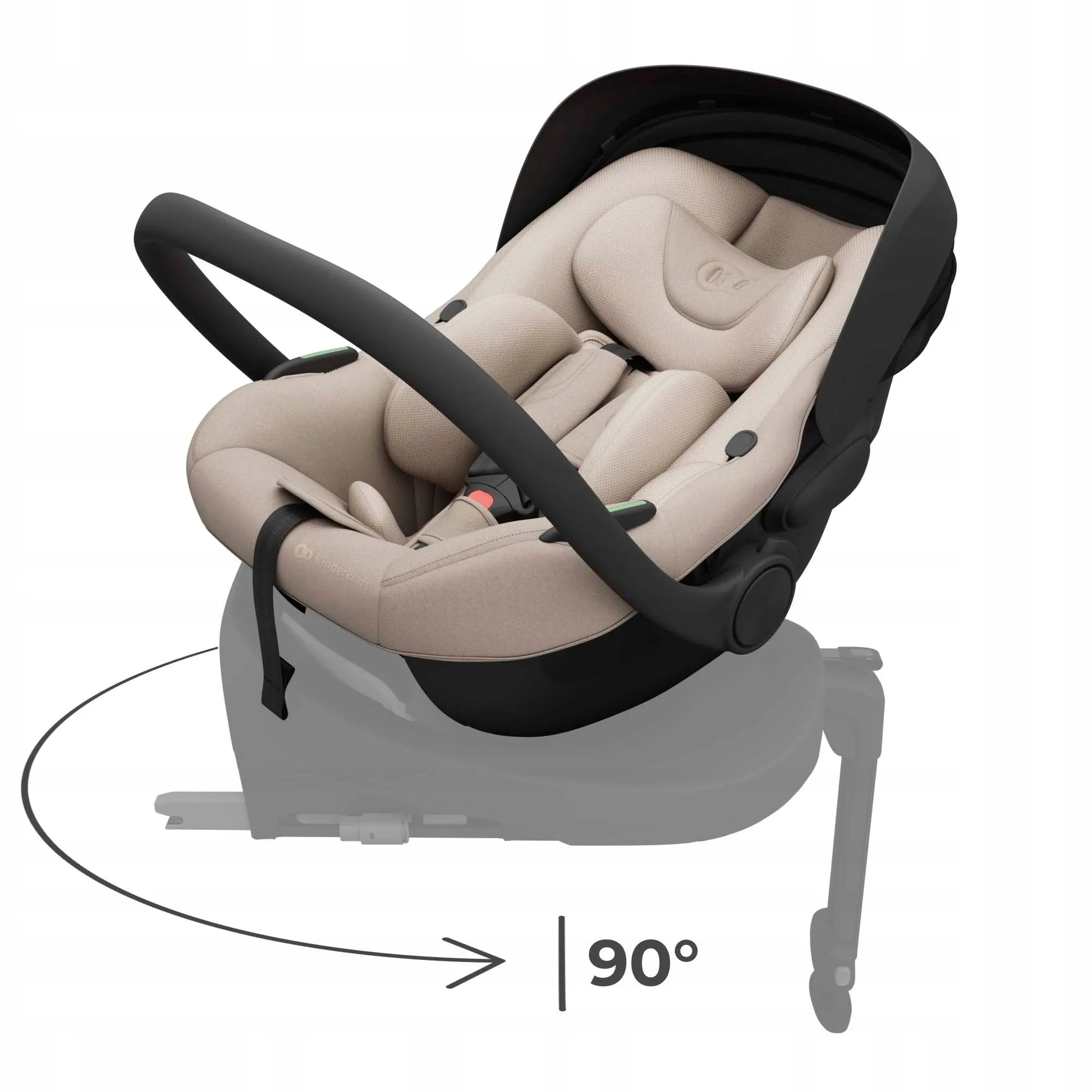 Sukamas automobilinė kėdutė Kinderkraft ENDURA i-Size 40–150 0–36 kg ISOFIX