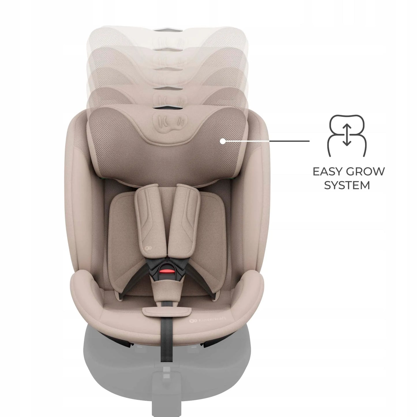 Sukamas automobilinė kėdutė Kinderkraft ENDURA i-Size 40–150 0–36 kg ISOFIX