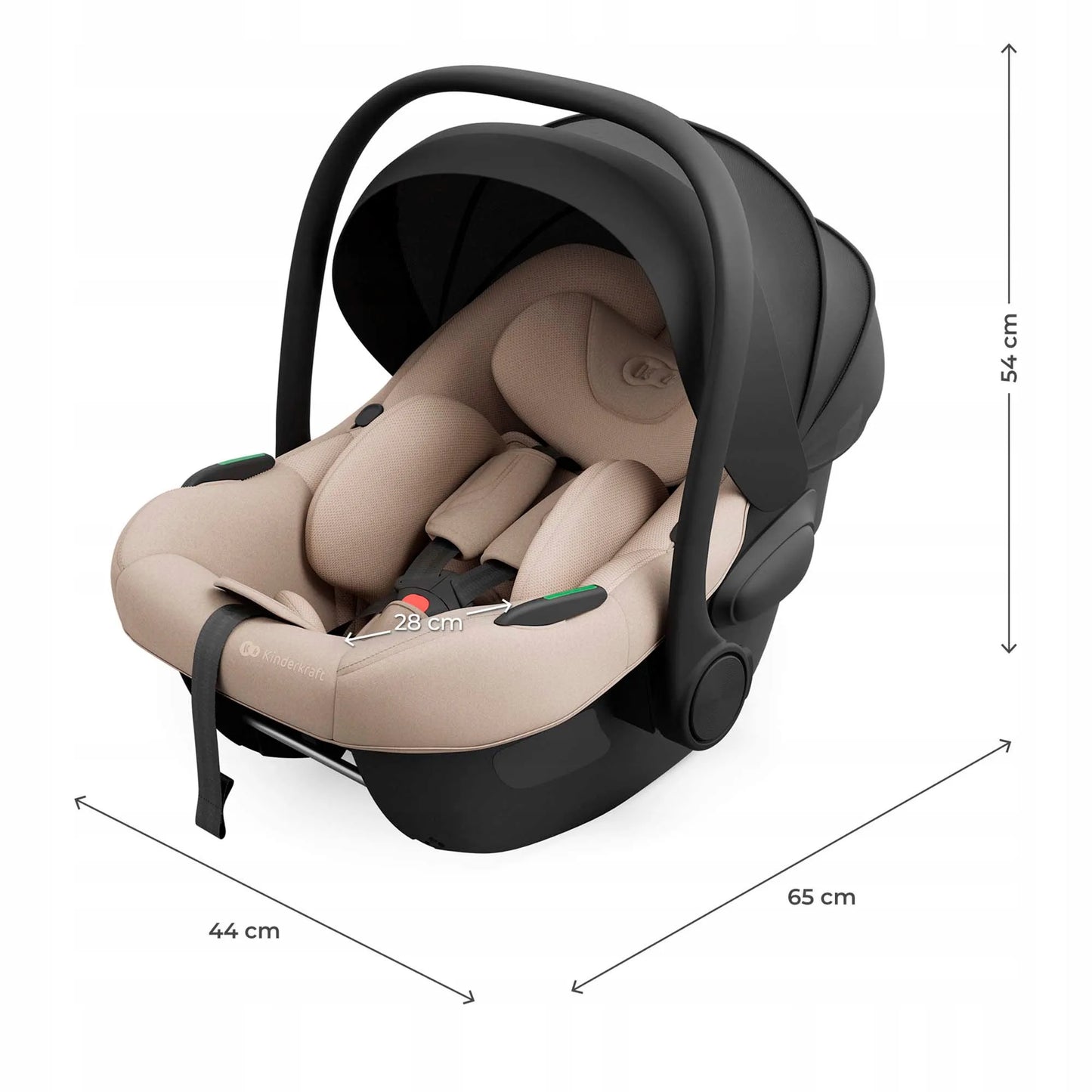 Sukamas automobilinė kėdutė Kinderkraft ENDURA i-Size 40–150 0–36 kg ISOFIX