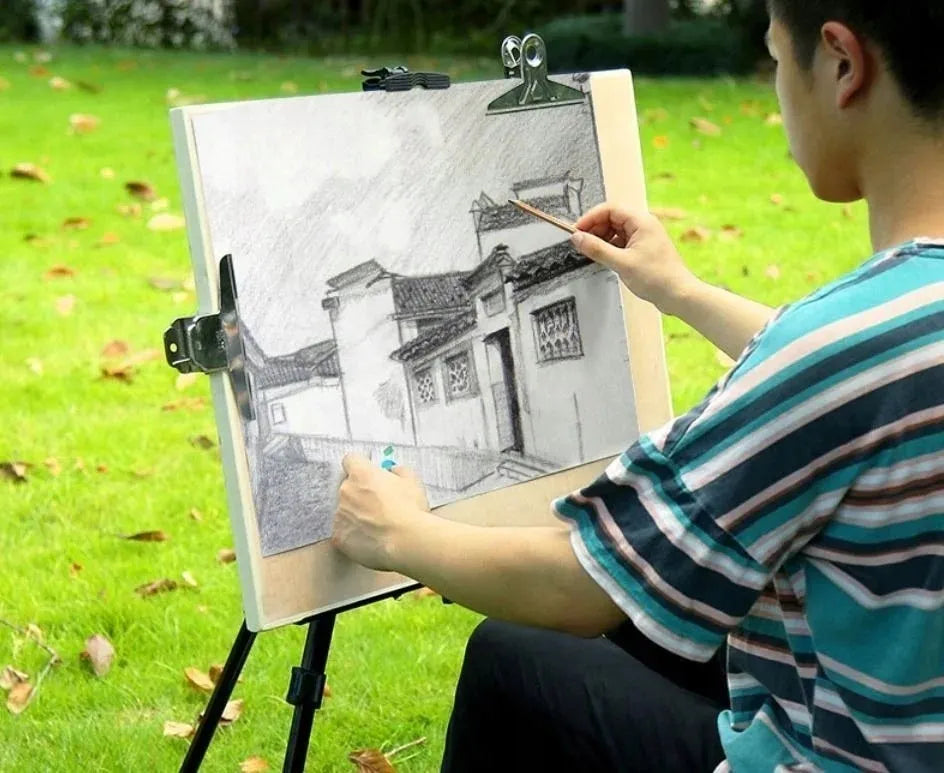 Sulankstomas reguliuojamas lauko tapybos molbertas „Przydasie.pl“, 170 cm