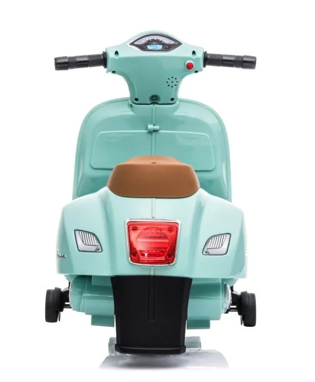 „Sun Baby“ akumuliatorinis vaikiškas motociklas „Vespa“ MINI, mėtų spalvos