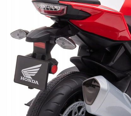 „Sun Baby“ elektrinis motociklas „Honda CBR 1000RR“, 12 V, raudonas, su šviesomis ir garsais