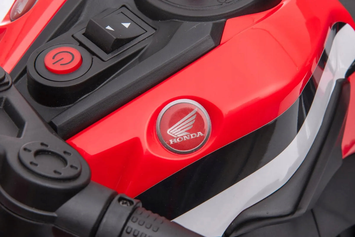 „Sun Baby“ elektrinis motociklas „Honda CBR 1000RR“, 12 V, raudonas, su šviesomis ir garsais