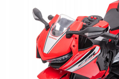 „Sun Baby“ elektrinis motociklas „Honda CBR 1000RR“, 12 V, raudonas, su šviesomis ir garsais