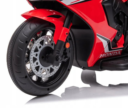 „Sun Baby“ elektrinis motociklas „Honda CBR 1000RR“, 12 V, raudonas, su šviesomis ir garsais