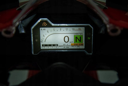 „Sun Baby“ elektrinis motociklas „Honda CBR 1000RR“, 12 V, raudonas, su šviesomis ir garsais