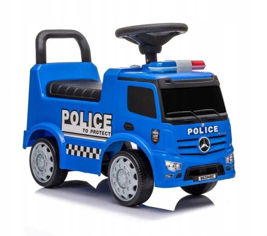 „Sun Baby“ policijos automobilio stumdukas „Mercedes Antos“, mėlynas