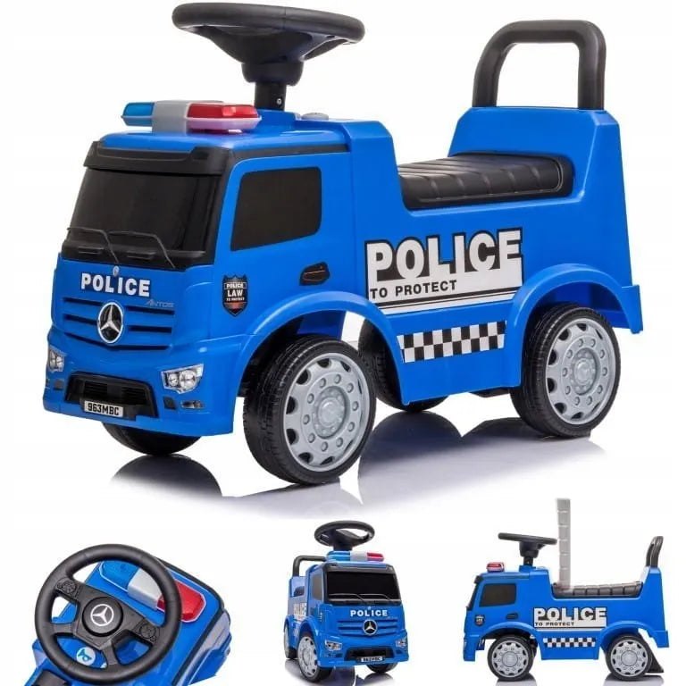 „Sun Baby“ policijos automobilio stumdukas „Mercedes Antos“, mėlynas