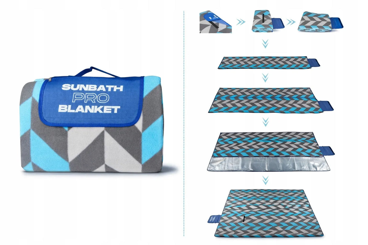 Sunpro iškylų antklodė 200x200 cm su izoliacija