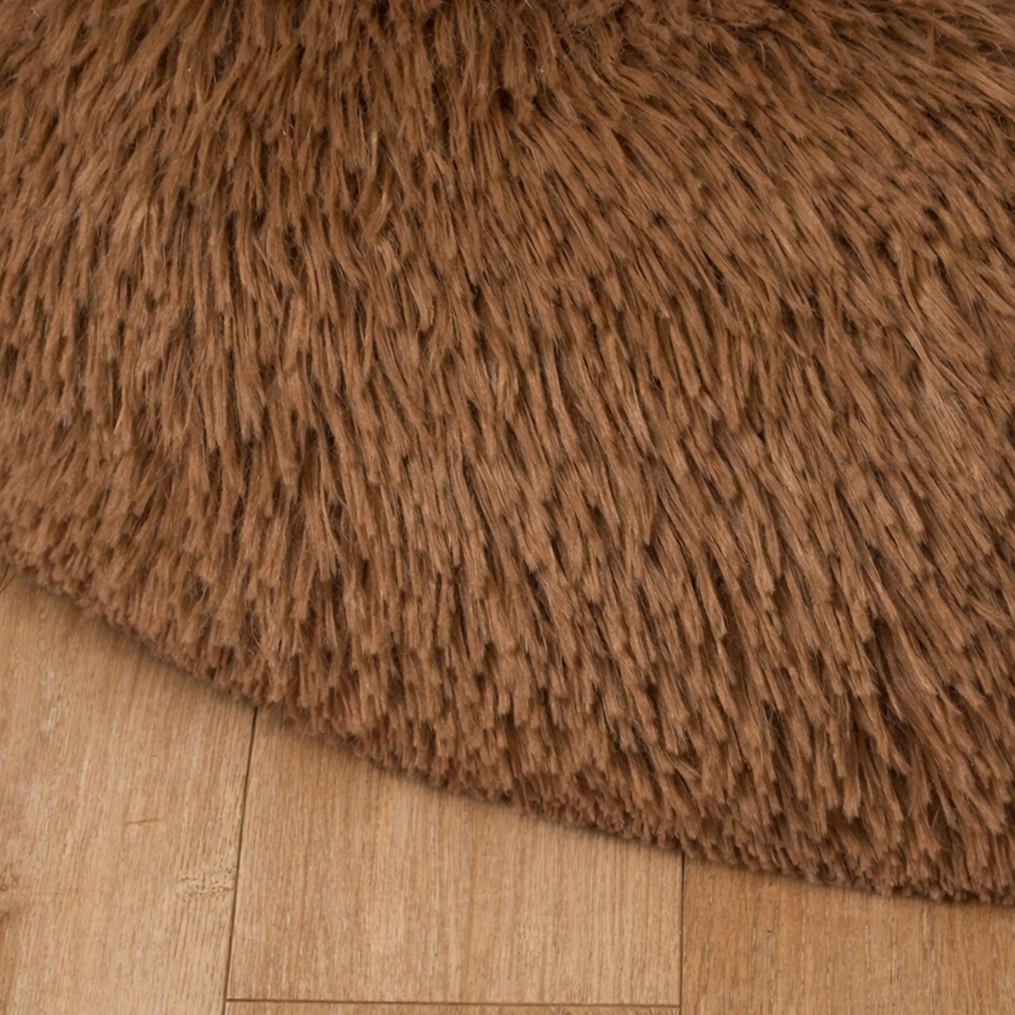 Šuns ir katės guolis Shaggy 60 cm – pliušinis, neslystantis, patogus