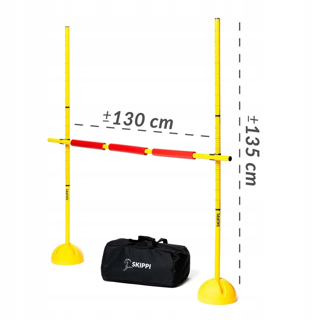 Šuolių kliūtis Hobby Horse arkliukai ant lazdos 135 cm – originali Skippi