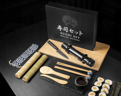 SUSHI DELUXE – visas komplektas japonų virtuvės mėgėjams ir šefams