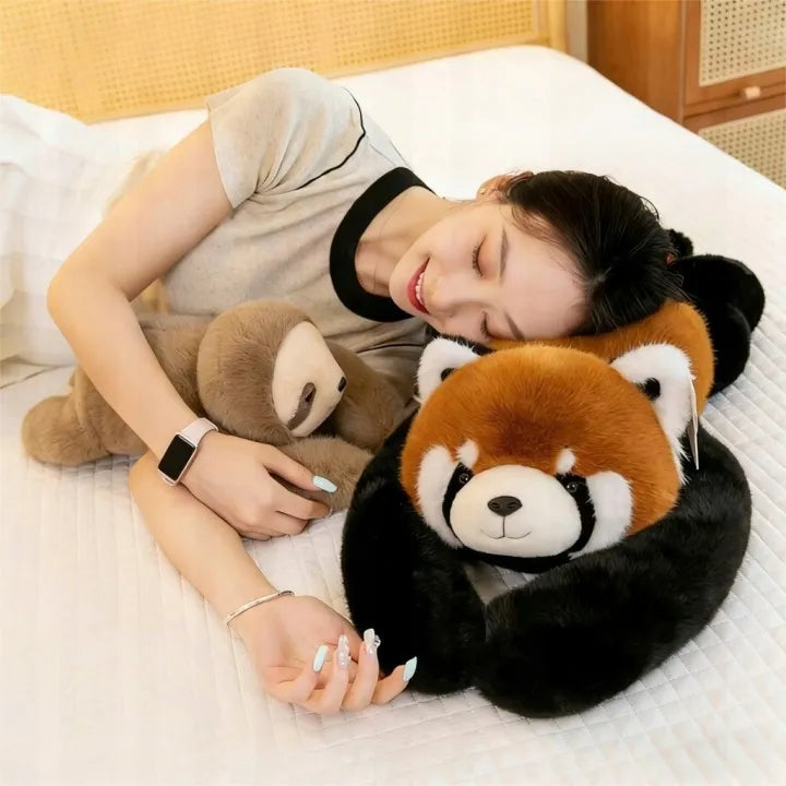 Sveriamas pliušinis žaislas „Ciężkomiś“ – raudonoji panda, didelis, 65 cm, 1 kg