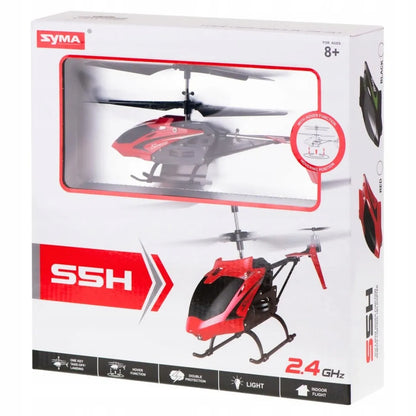 SYMA S5H nuotoliniu būdu valdomas sraigtasparnis, 2,4 GHz, RTF, raudonas