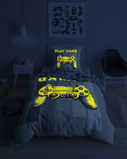 Tamsoje šviečianti patalynė 140x200 Gamer pultelis žaidimų konsolė