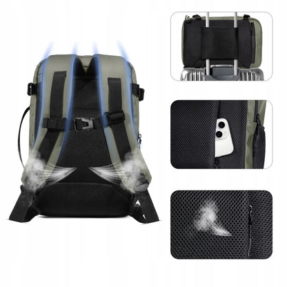 Tech-Protect 20L RYANAIR WIZZAIR ARMY kelioninė kuprinė 40x20x25