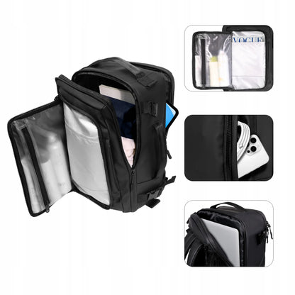 Tech-Protect Defender S50 kuprinė 40x20x25 lėktuvui, kelioninis rankinis bagažas
