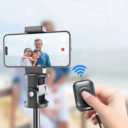 „Tech-Protect L03S“ asmenukių lazda-trikojis telefonui su „Bluetooth“ pulteliu, 150 cm, balta