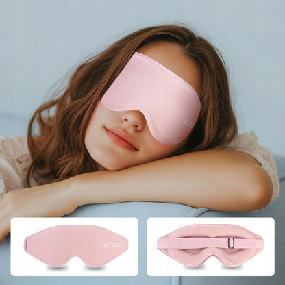 Tech-Protect Sleep Mask 3D užtemdanti miego kaukė, reguliuojama, šviesiai rožinė