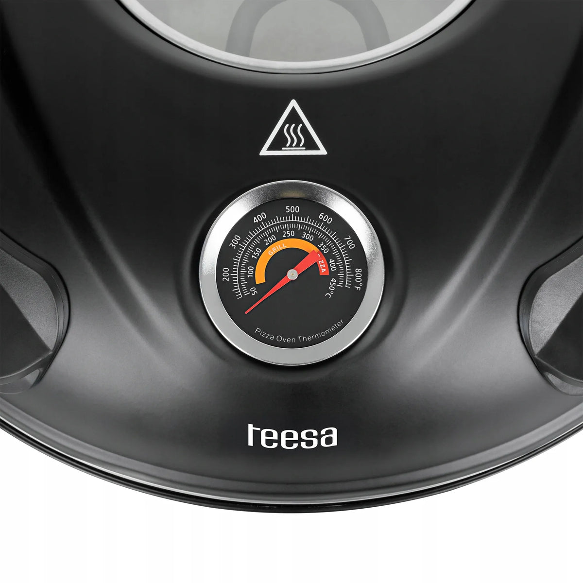 „Teesa Supreme+“ picos krosnelė, 400 °C, 1200 W, su akmeniu, langeliu ir 2 mentelėmis